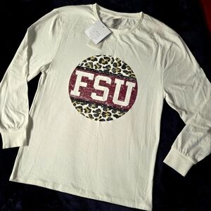 NWT FSU Graphic Long Sleeve Shirt, SIZE M